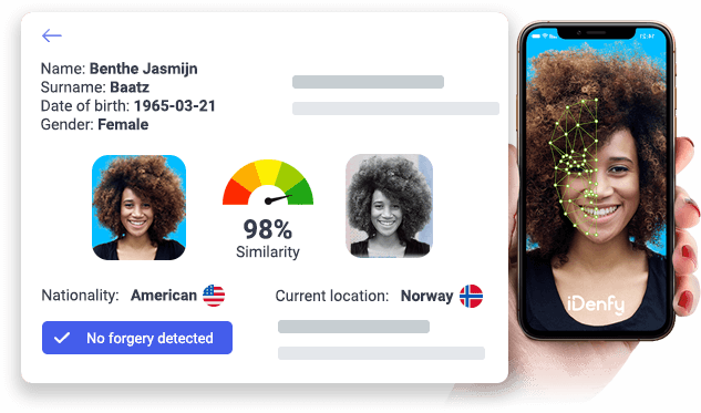 FACIAL-RECOGNITION-MODAL idenfy